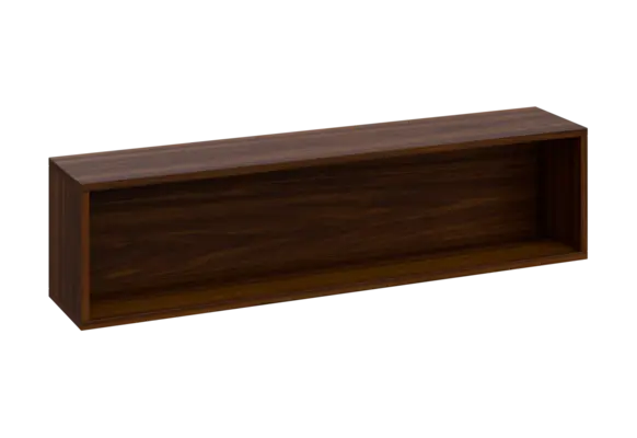 BPB - 120 police na zeď, 240x1200x300, ořech královský